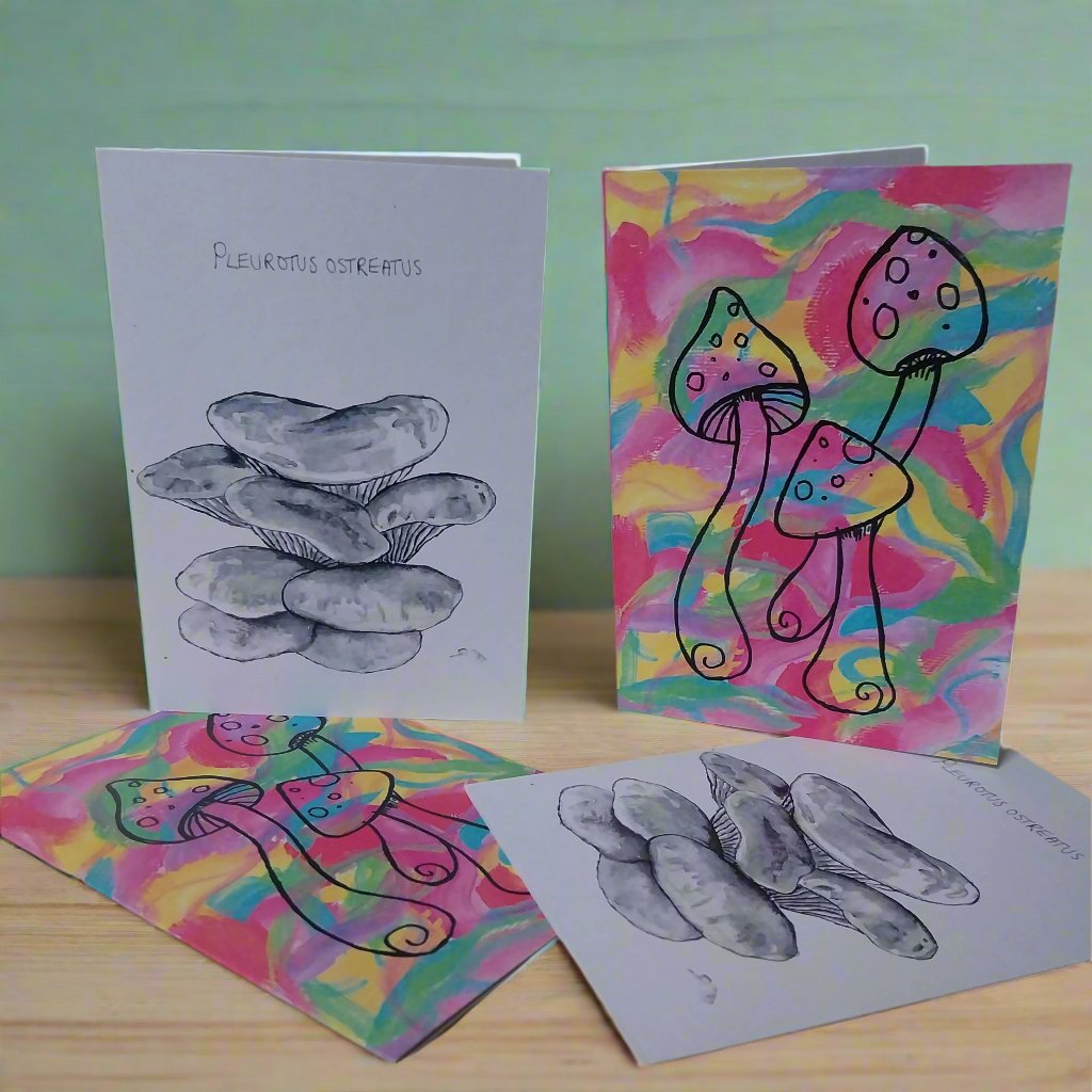 Mushroom Greetings Card