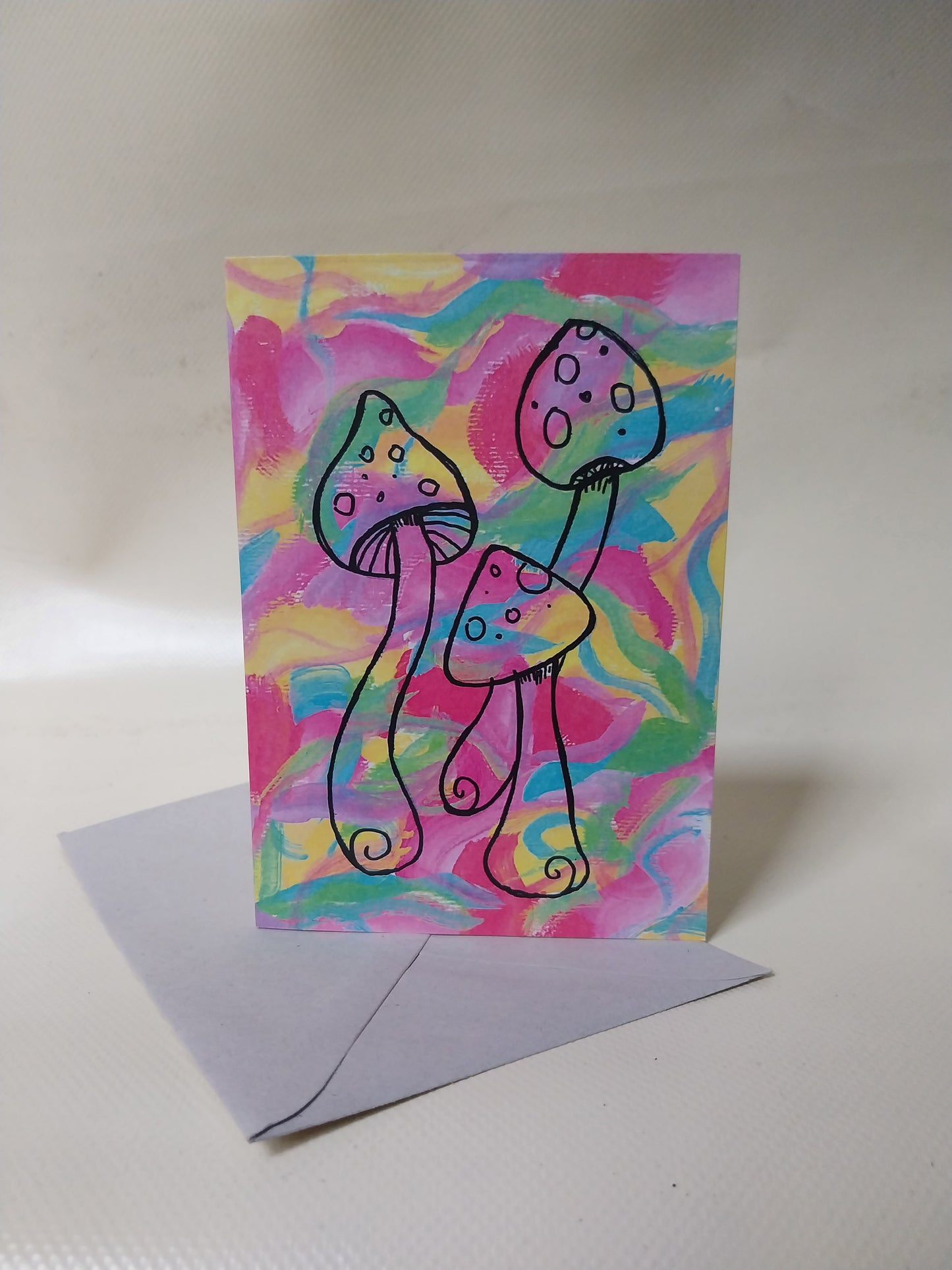 Mushroom Greetings Card